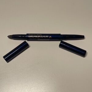 READ Estee Lauder AUTOMATIC eye Pencil DUO eye Liner in 09 Walnut Brown TESTER